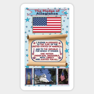 CLASSROOM POSTER PLEDGE OF ALLEGIANCE TEACHER GIFT Sticker